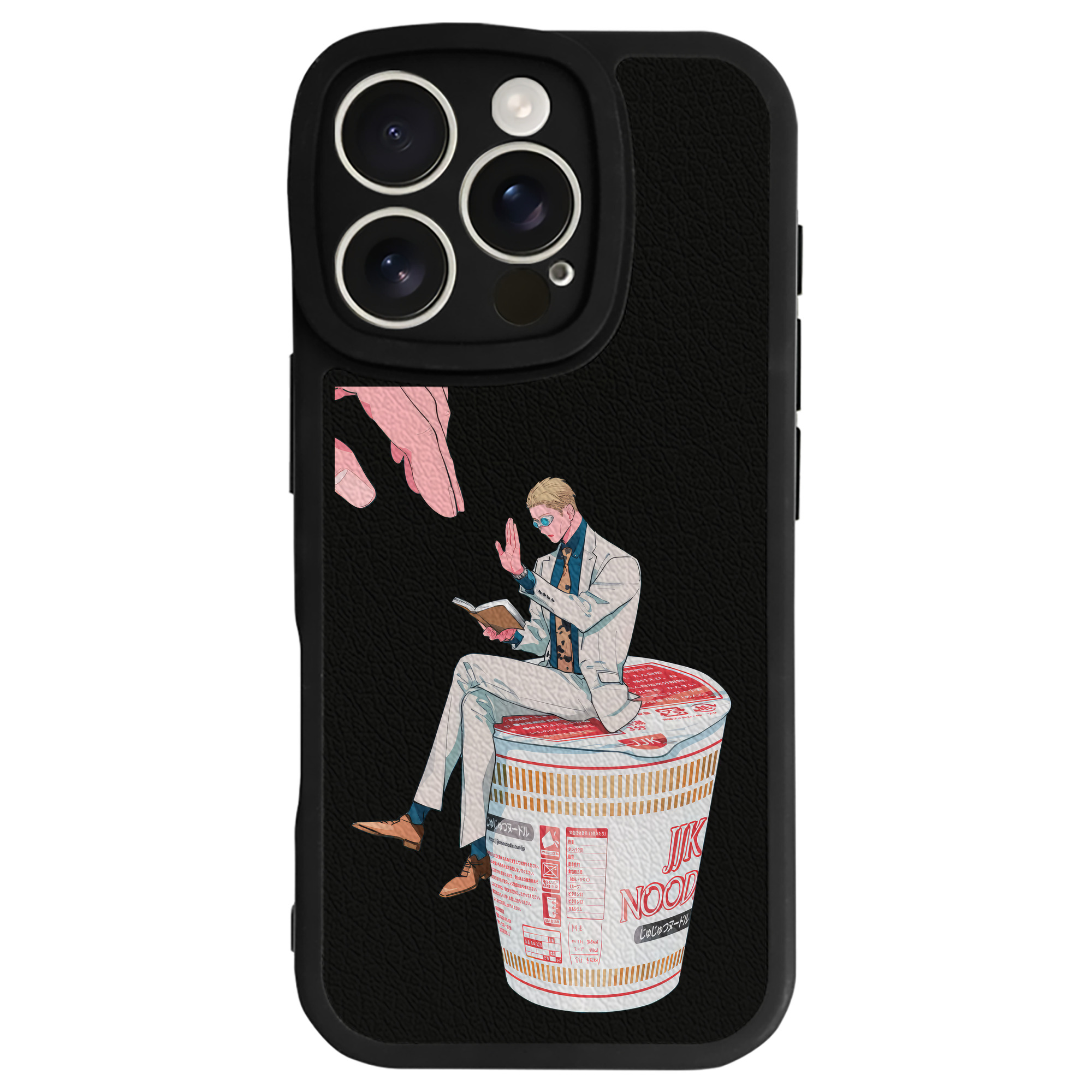 （画像用） 呪術廻戦 Jujutsu Kaisen 【iPhone 16シリーズ対応】シリコンスマホケース（レザー調） 材質：シリコン